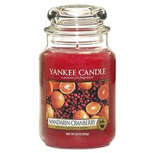 Yankee candle sklo Mandarin Cranberry