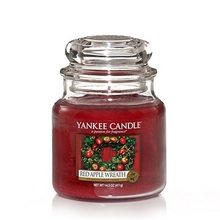 Yankee candle sklo Red Apple Wreath