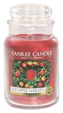 Yankee candle sklo Red Apple Wreath Věnec z červených jablíček