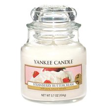 Yankee candle sklo1 Strawberry Buttercream