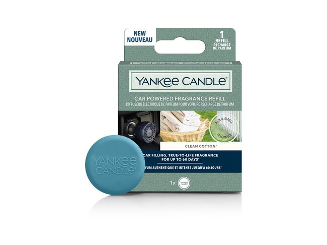 Yankee candle Car Powered difuzér náplň Clean Cotton