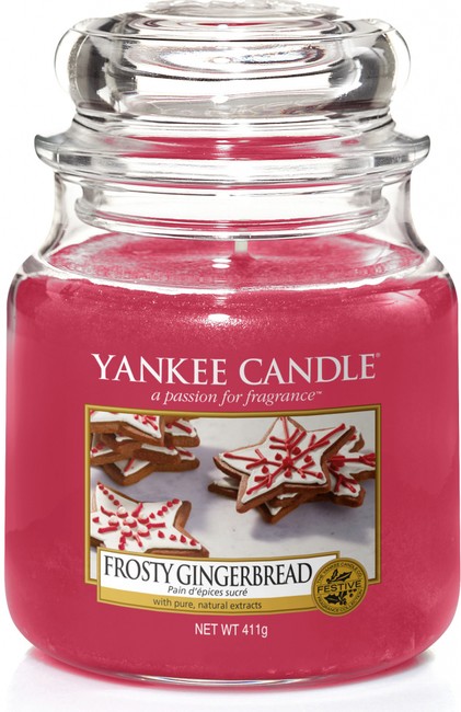 Yankee candle sklo Frosty Gingerbread