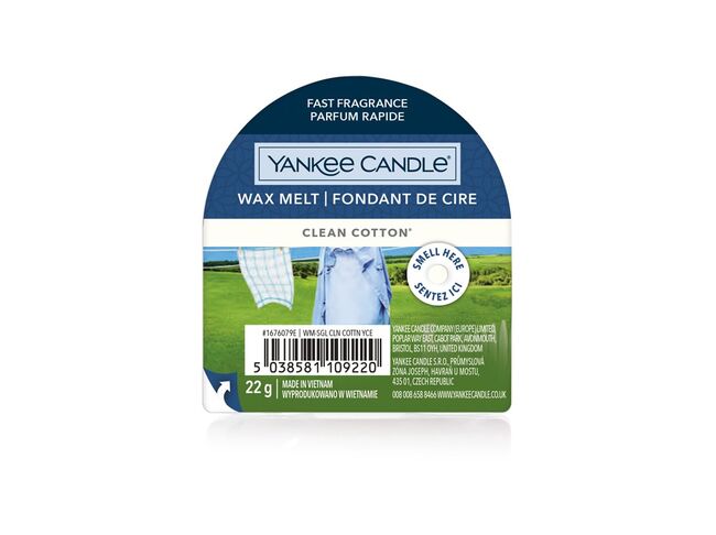 Yankee candle vosk Clean Cotton